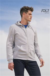 FELPA SPAZZONATA UNISEX STONE